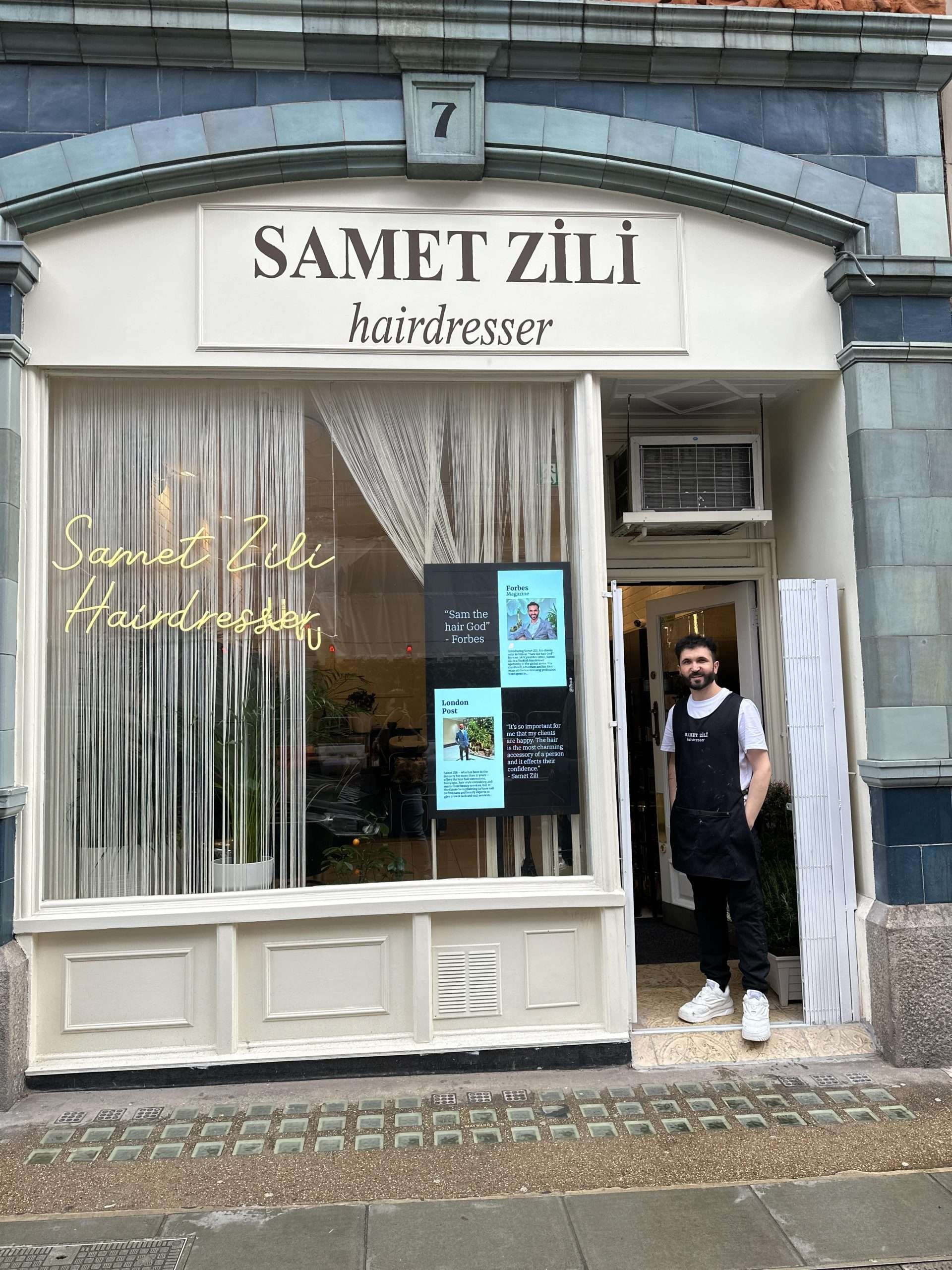 Best Hairdresser in London Samet Zili