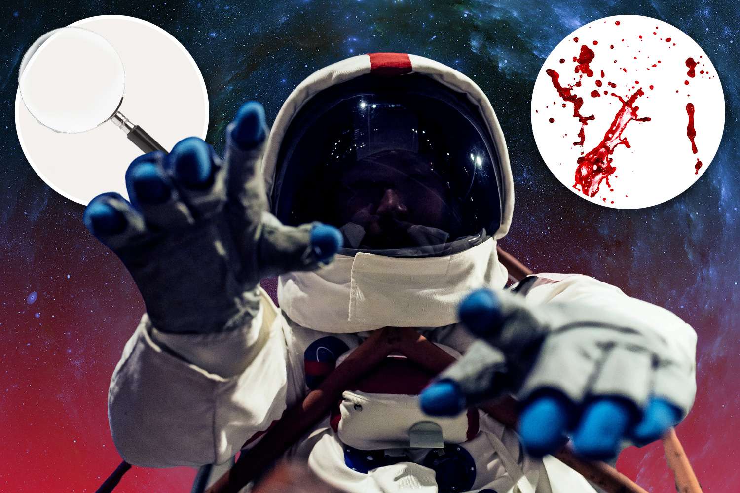 Experts prepare for murder in SPACE as CSI ‘astroforensic’ experiment reveals key difference in blood spatters