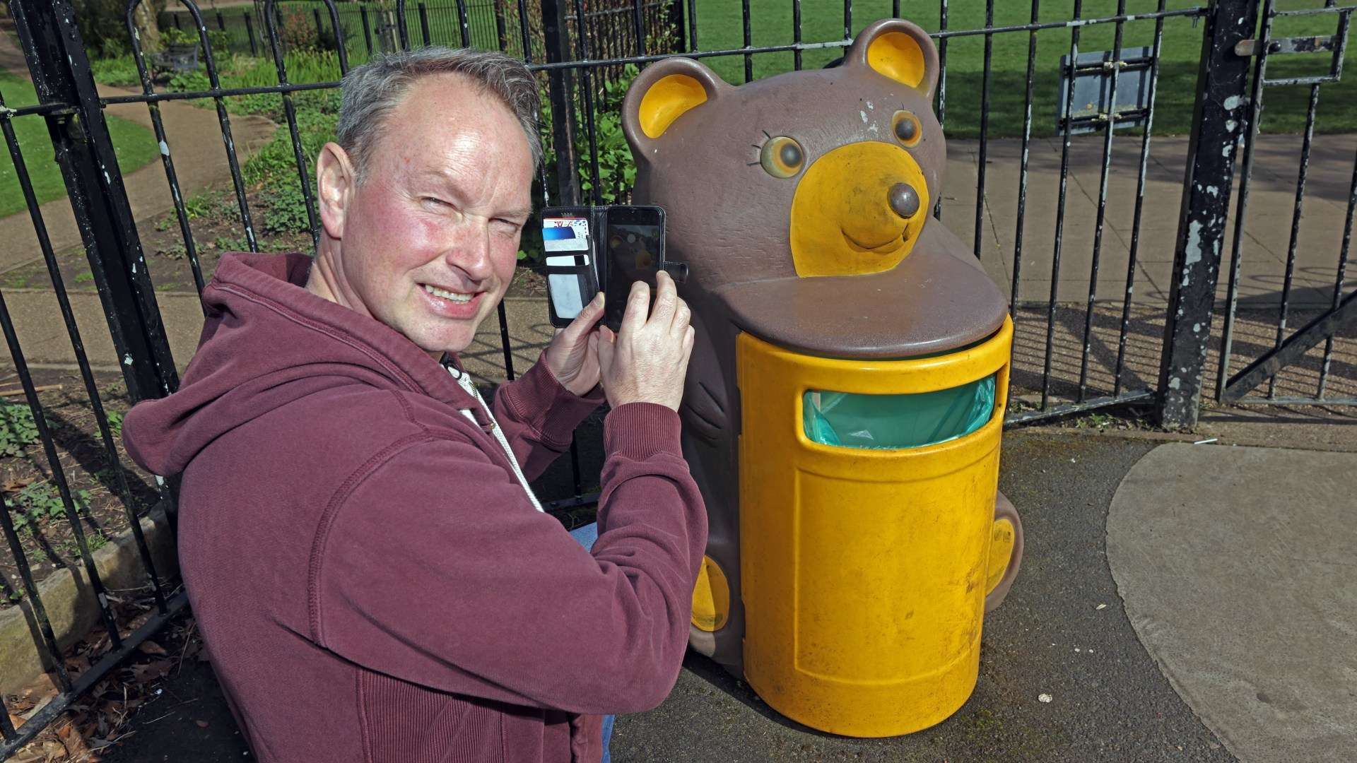 I’ve developed bizarre hobby linked to local bins after spotting one in shape of a bear — my wife hates the whole thing