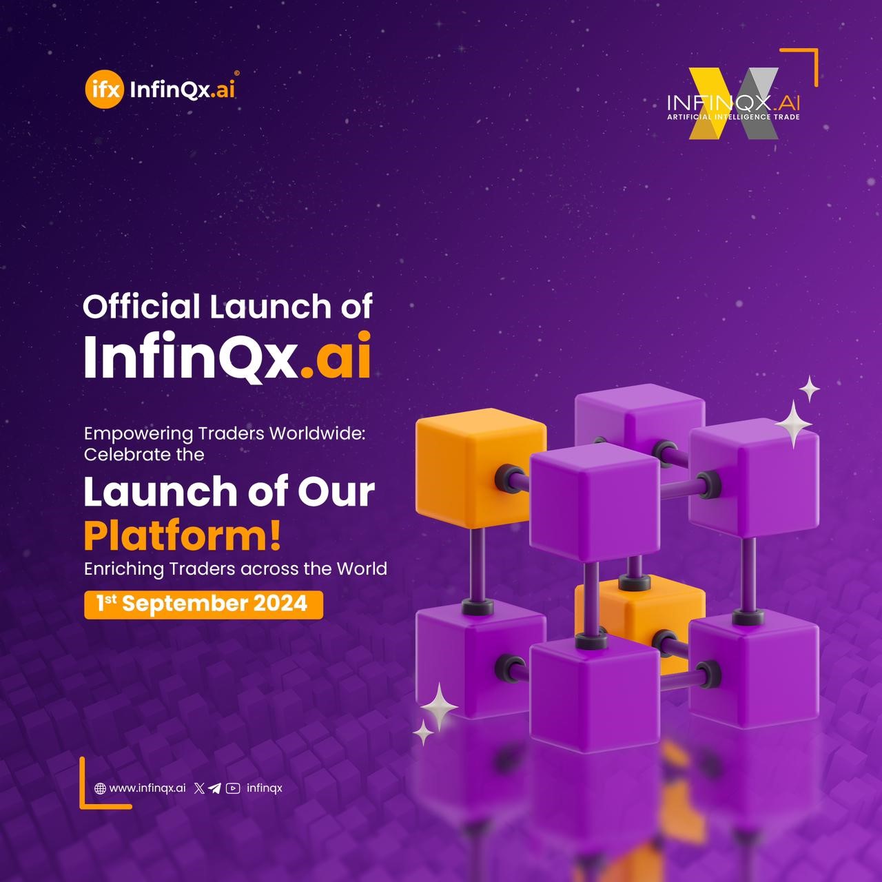 Celebrating the premiere: official launch of infinqx.ai trading platform
