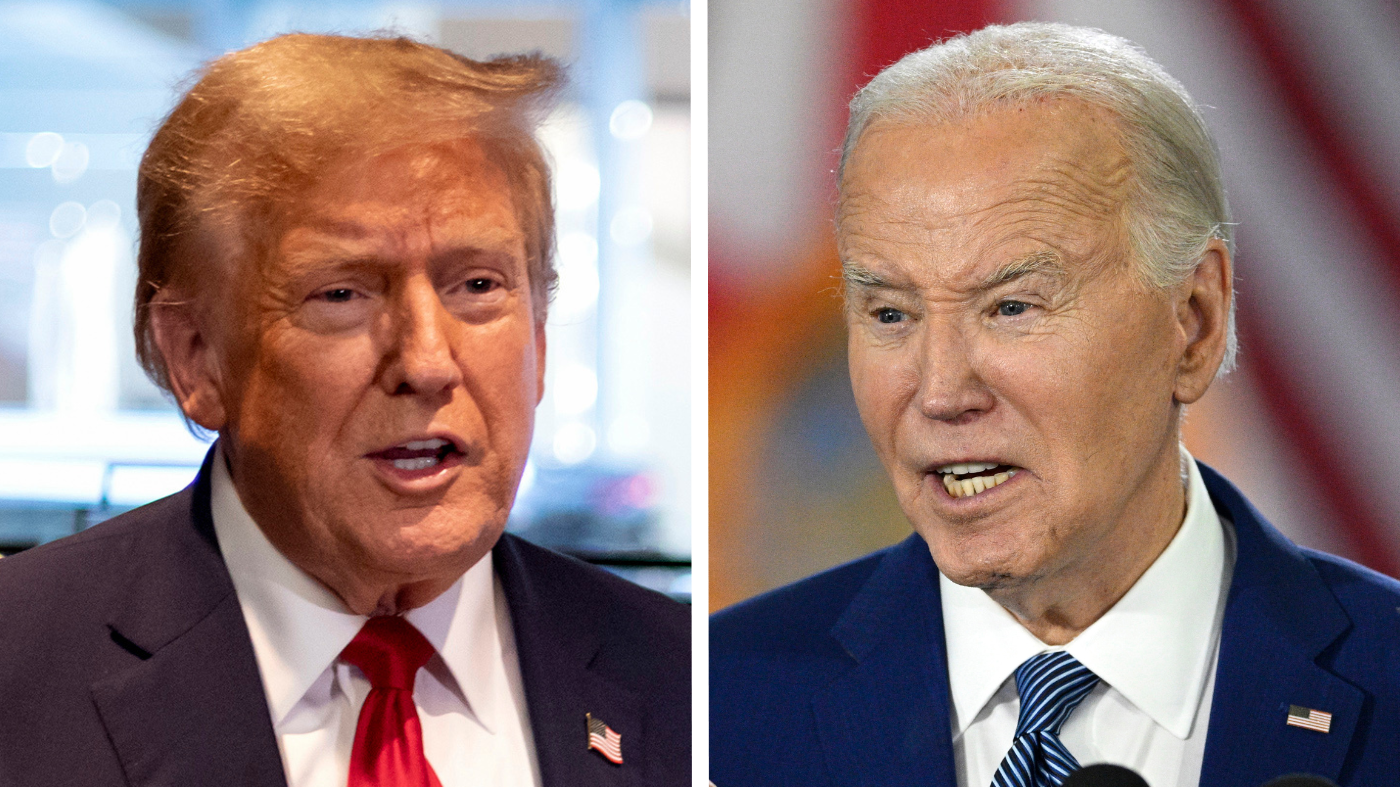 The first debate between Trump and Biden before the US presidential election
