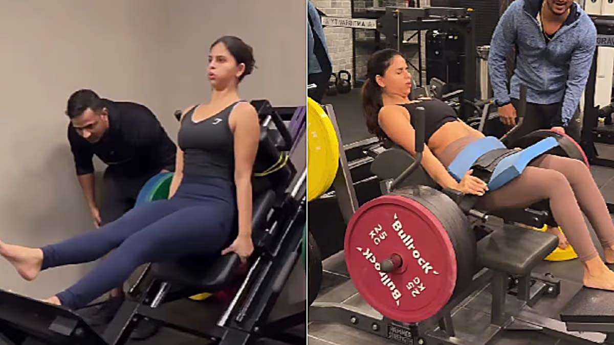 Shahrukh's daughter is working up a sweat in the gym