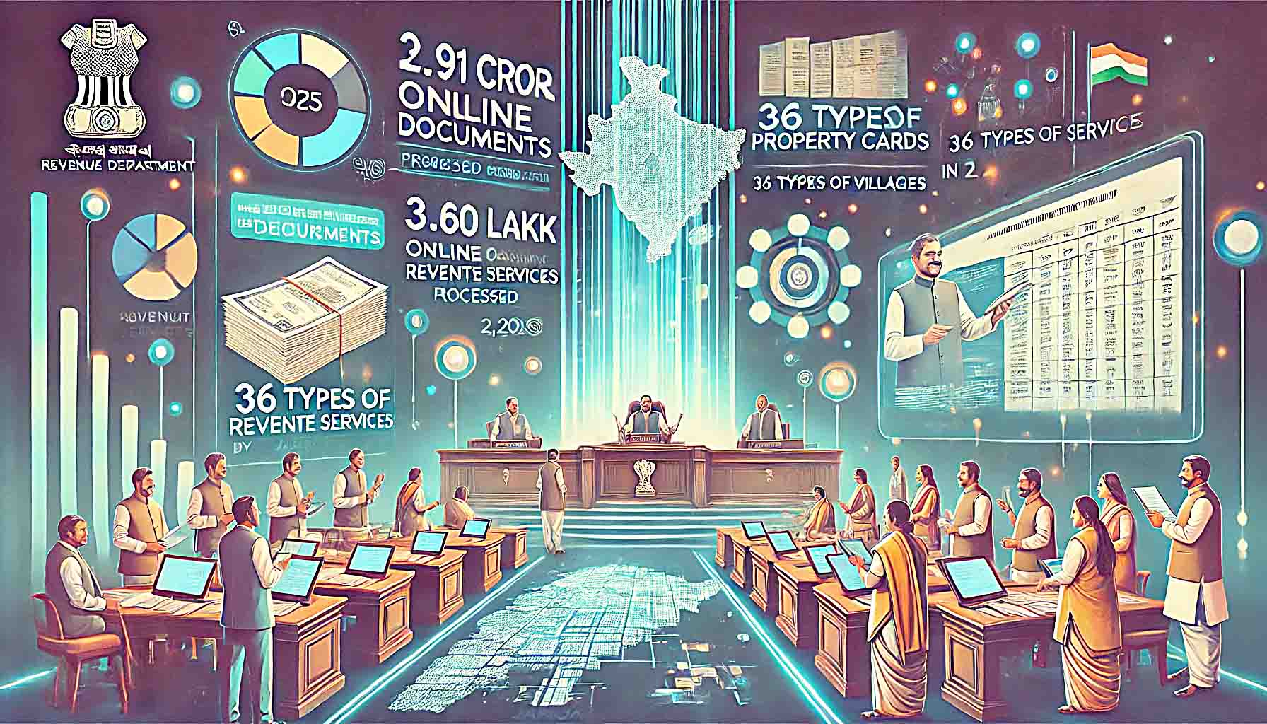 More than 8 million documents have been made online by January 1, with 3 types of revenue services in the state.