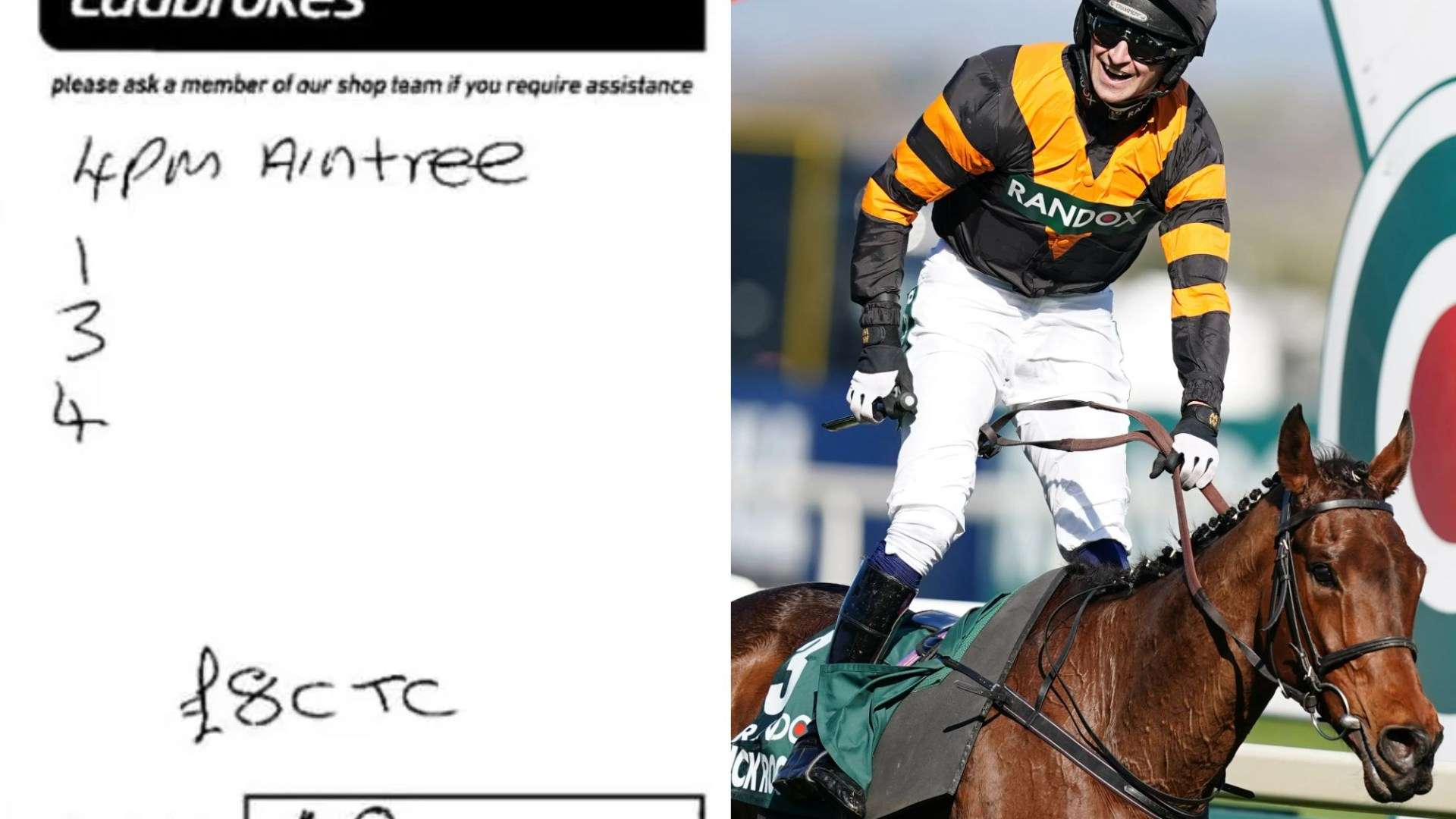 Punter wins life-changing sum from ‘incredible’ £8 Grand National bet – as bookies beg them to reveal how they did it