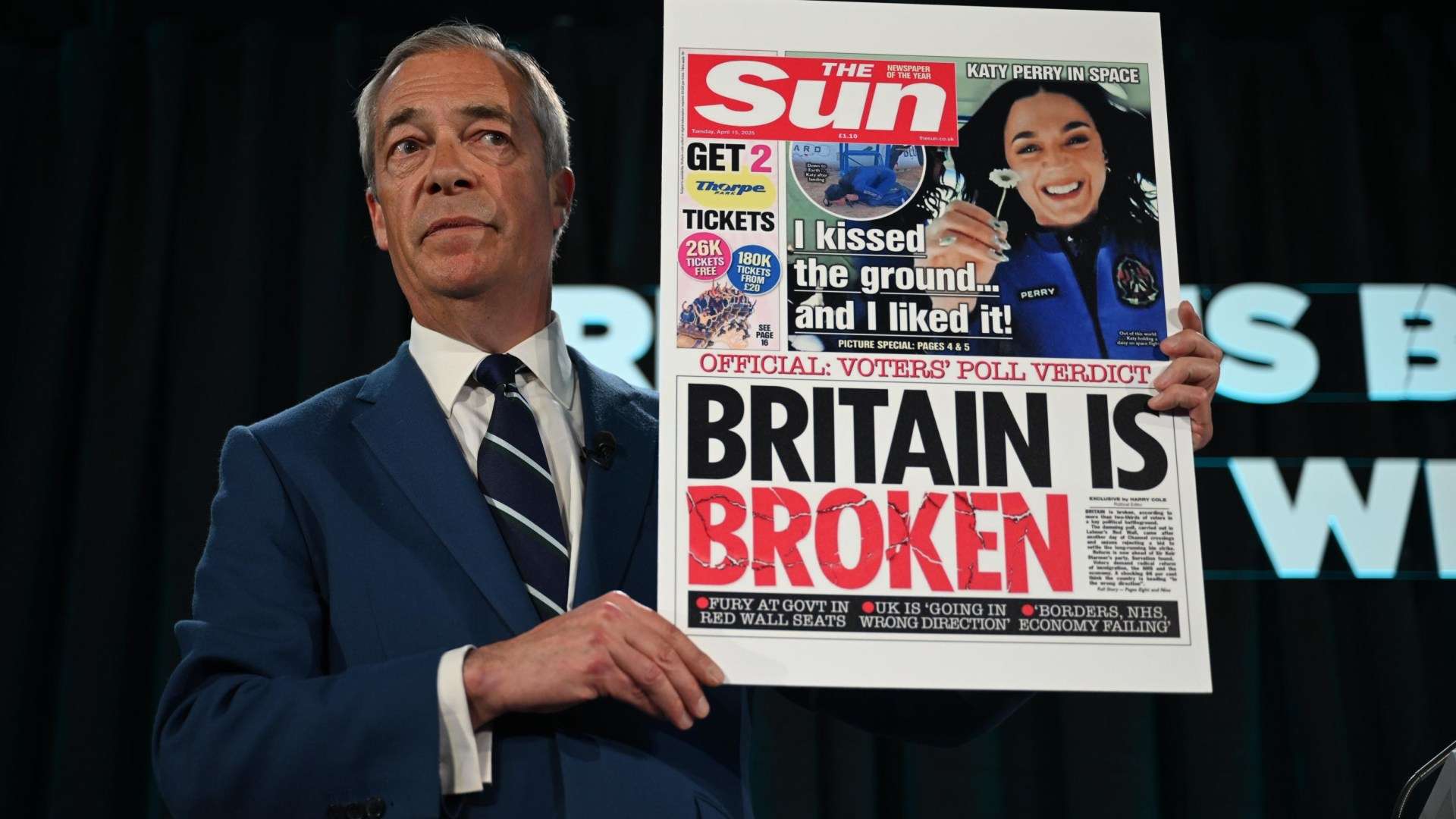 Reform is giving Labour a run for their money – Britain is fed up, betrayed & ready for us, Farage says after new poll