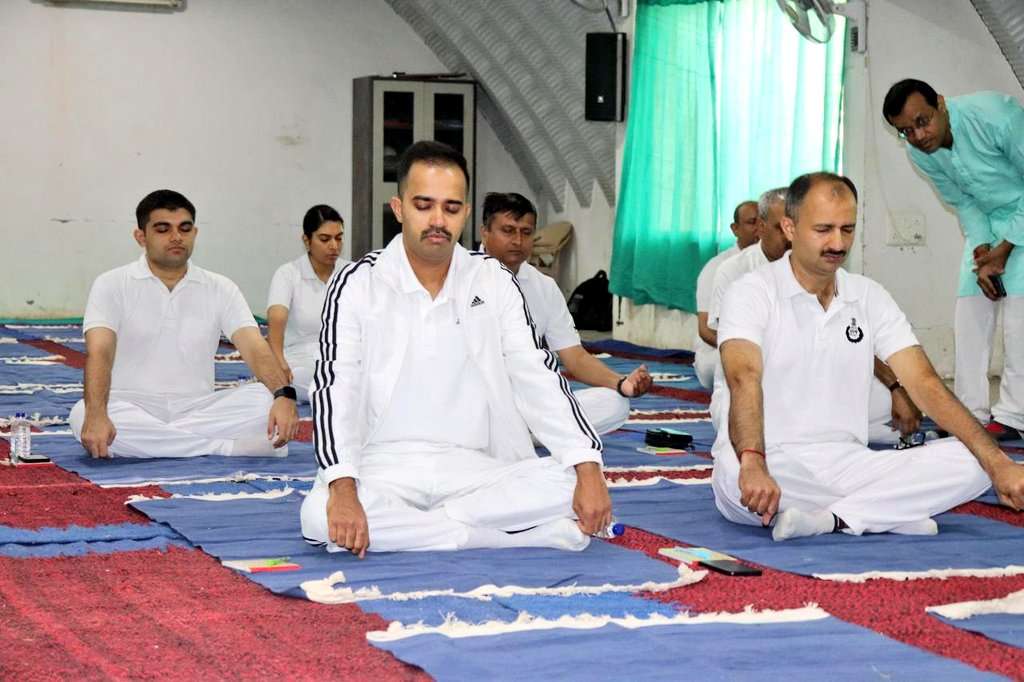 The Art of Living Course for Ahmedabad City Police The Art of Living Course for Ahmedabad City Police