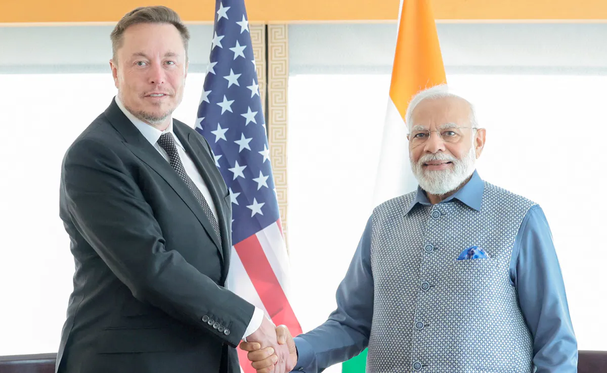 What did PM Modi discuss with Tesla’s Alon Musk?