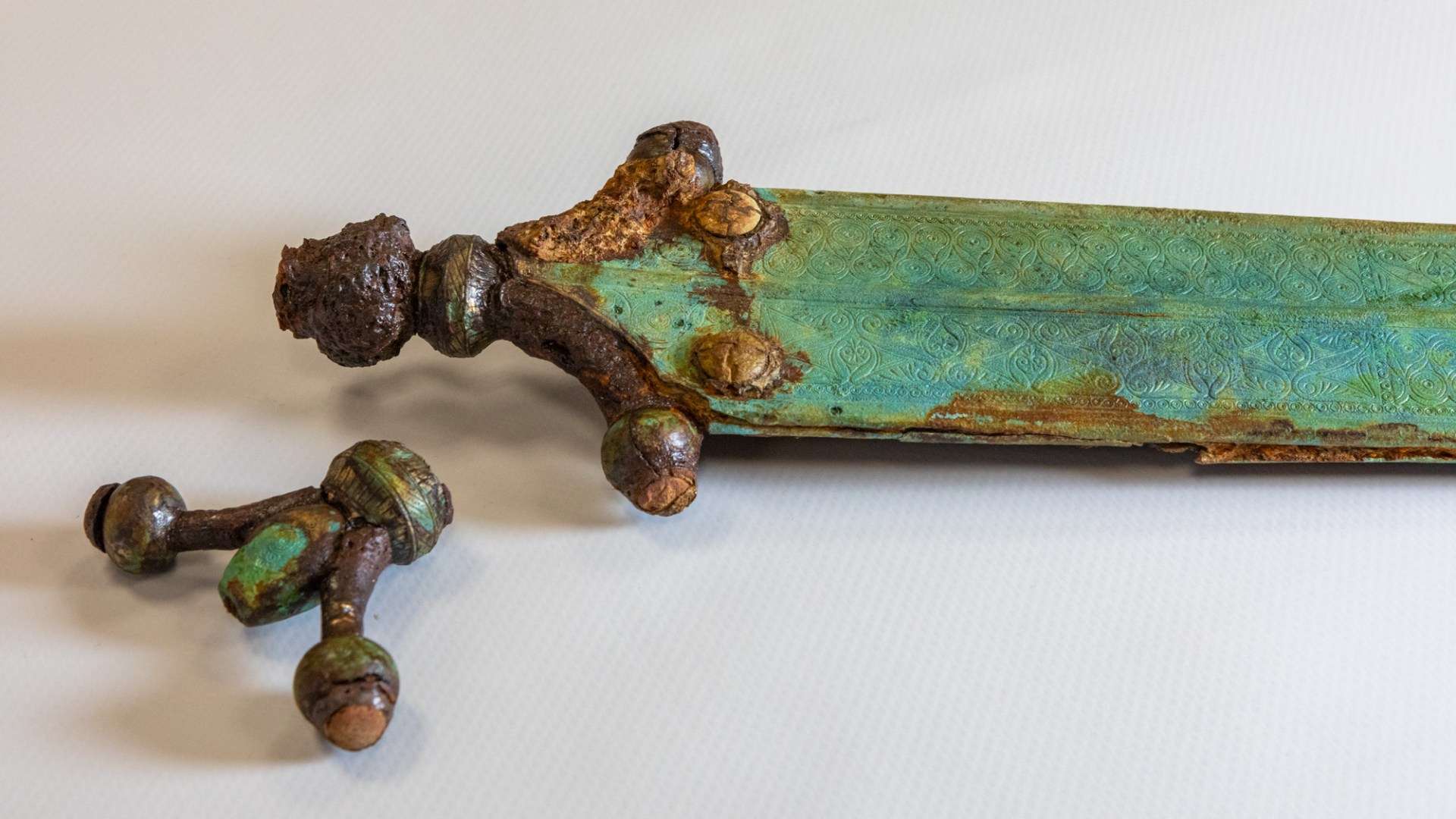 Ancient sword older than JESUS engraved with swastikas found after 2,300 years as experts reveal symbol’s lost meaning