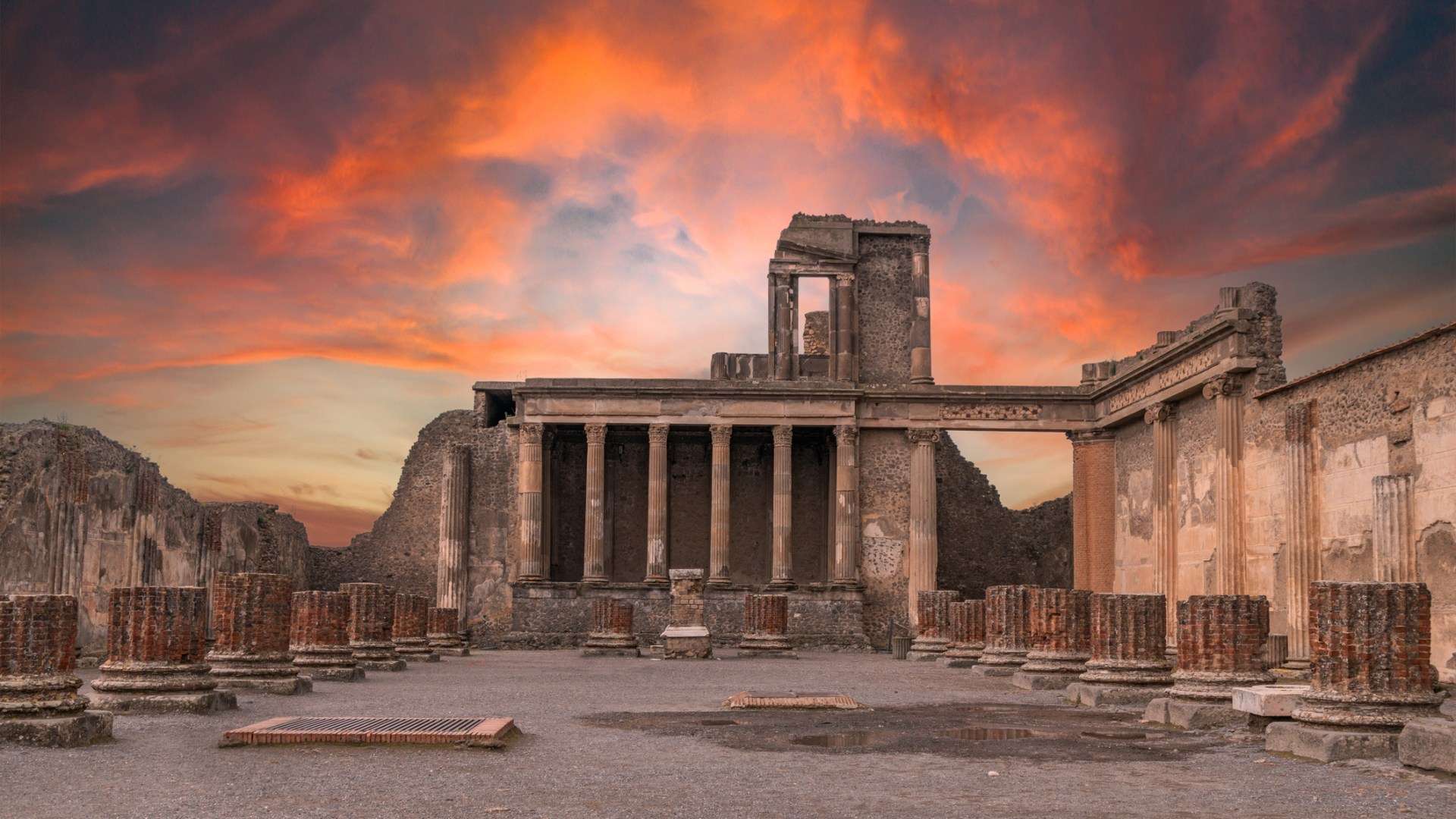 Butchered giraffe and glass BRAIN found in ancient treasure trove of objects buried by Mount Vesuvius 2,000 years ago